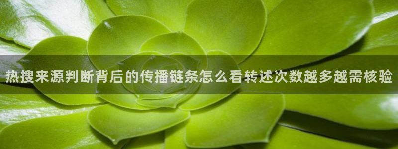 黑料爆料热点大全：热搜来源判断背后的传播链条怎么看转述次数越多越需核验