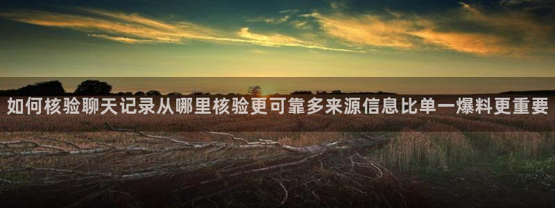 黑料今日事件:如何核验聊天记录从哪里核验更可靠多来源信息比单一爆料更重要